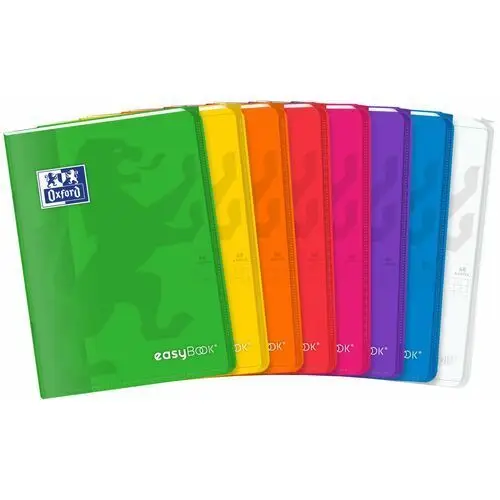 Oxford, Zeszyt 3w1 easybook A5, 60 kartek w kratkę, plastikowa okładka