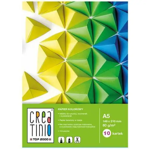 Papier kolorowy Creatinio, A5 10k 80g