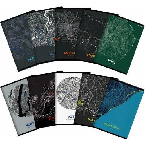 Hamelin Zeszyt a5 top2000 monochrome mapping, 80 kartek, linia z marginesem