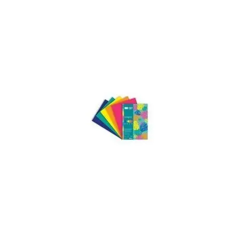 Blok deco tropic a4 20 arkuszy, 5 kolorów, 170 g/m2 20 kartek Happy color