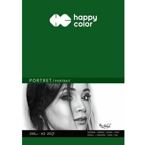 Happy Color, Blok PORTRET ART, A3, 20 arkuszy, 250g