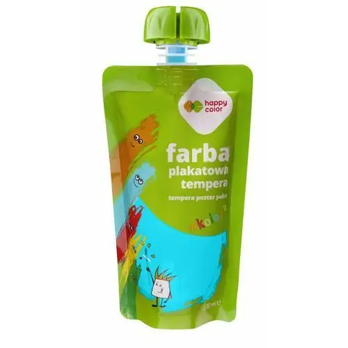 Happy color Farba plakatowa tempera, 100 ml, turkusowy