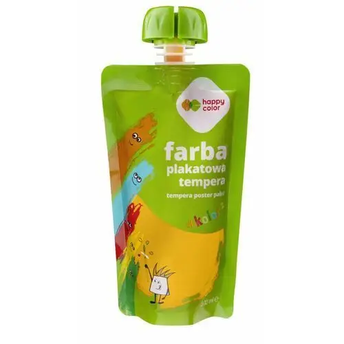 Farba plakatowa tempera, 100 ml, złoty, Happy Color