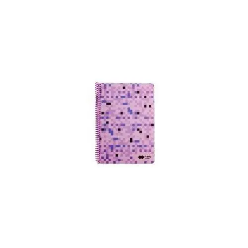 Happy color Kołonotatnik pixi violet, a4, 80g, 80 kartek w kratkę