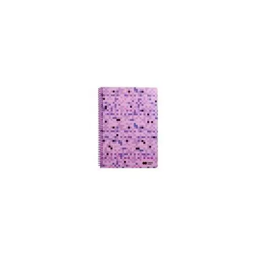 Happy color Kołonotatnik pixi violet, b5, 80g, 80 kartek w kratkę