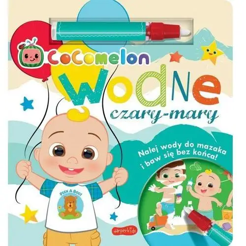 Kolorowanka wodna Cocomelon Wodne czary-mary Harper Collins