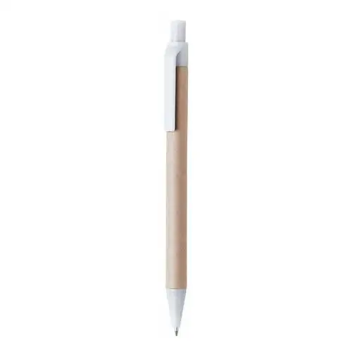 Długopis ekologiczny z kartonu, kolor biały Helloshop