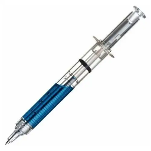 Helloshop Długopis plastikowy injection niebieski