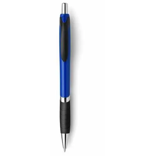 Długopis wykonany z trwałego ABS, koloru granatowego, o wymiarach Ø0,9 x 14,2 cm