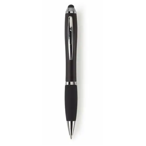 Helloshop Długopis z touch penem abs, czarny, wymiary: Ø1,3 x 13,3 cm