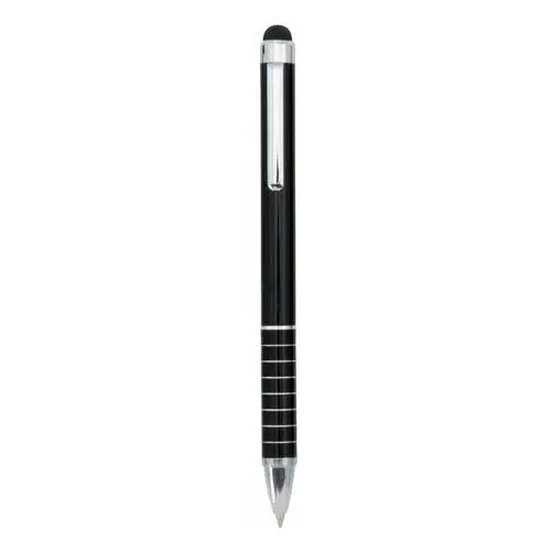 Długopis Z Touch Penem Aluminiowy Czarny Ø0,9 x 12,5 cm, kolor czarny