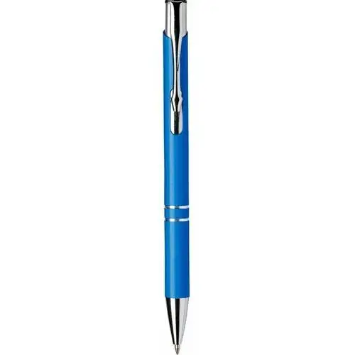 Elegancki Długopis Aluminium Błękitny o Wymi. Ø1 x 13,5 cm