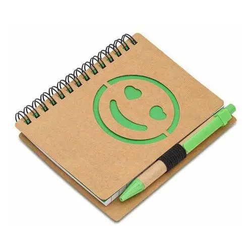 Notes gładki Smile, zielony