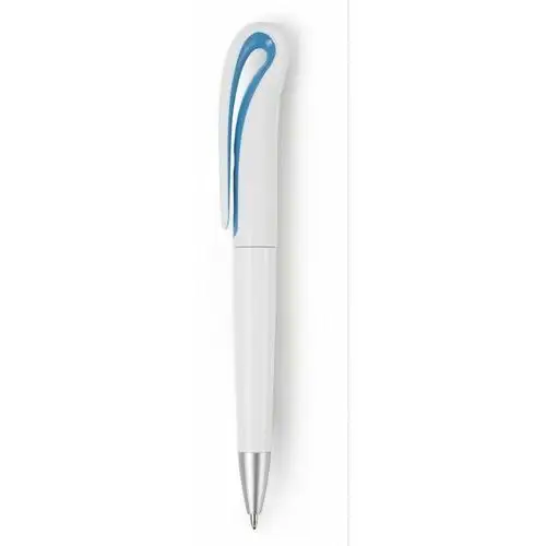 Helloshop Pióro długopis z wykonania abs, kolor błękitny, wymiary Ø1,3 x 14,7 cm