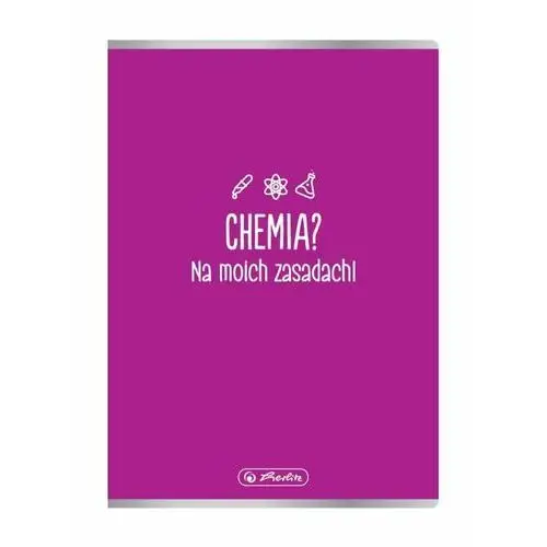 Zeszyt A5 60k kratka chemia soft touch HERLITZ - chemia