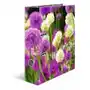 Segregator kartonowy A4 Fioletowe kwiaty 7 cm Sklep