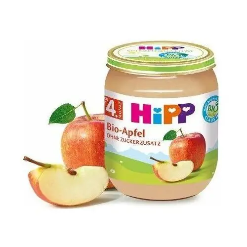 HiPP, Bio, 100% przetartego jabłuszka, 125 g