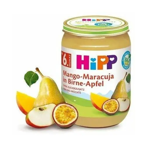 HiPP, Bio, mus mango marakuja jabłko gruszka, 190 g
