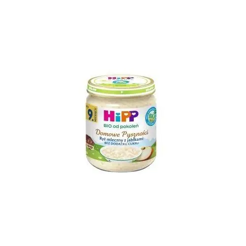 Hipp domowe pyszności ryż mleczny z jabłkami po 9. miesiącu 200 g bio