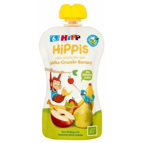 Hipp hippis deserek jabłka gruszki banany 6m+ 100g