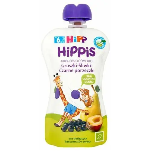 Hippis gruszki-śliwki-czarne porzeczki 100g Hipp