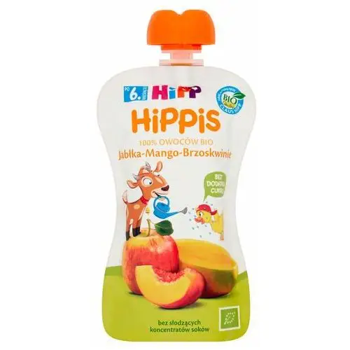 Hipp hippis mus jabłka-mango-brzoskwinie 6m+ 100g