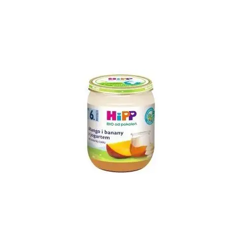 Hipp Mango i banany z jogurtem po 6. miesiącu 160 g Bio