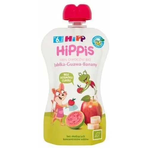 HIPP Mus owocowy Jabłka-Guawa-Banany po 6. miesiącu 100 g Bio