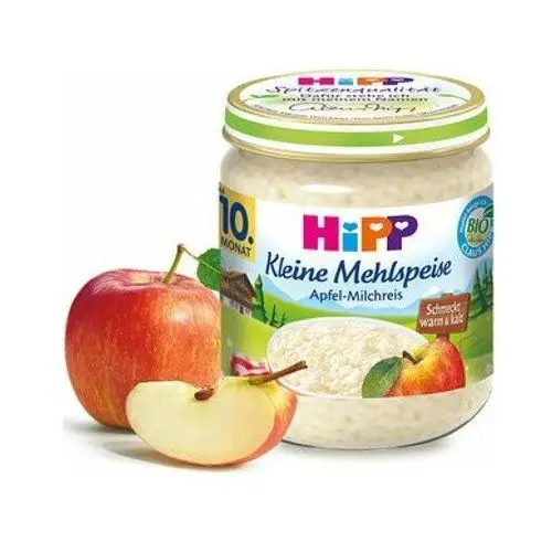 HiPP, ryż na mleku z delikatnymi jabłkami i wanilią, 200 g