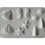Formy do odlewów z gipsu, Motywy morskie 3D, 5 elementów Sklep