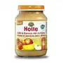 Holle, Bio, deserek jabłka z bananami i morelami, 190 g Sklep