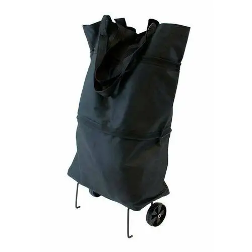Ag392b torba składana na zakupy, czarna