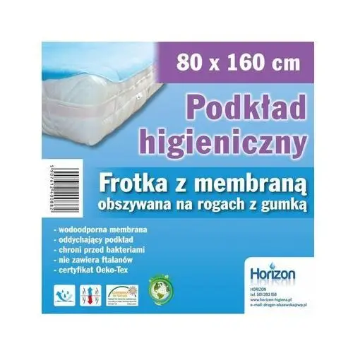 Horizon Podkład higieniczny ekologiczny 80x160cm