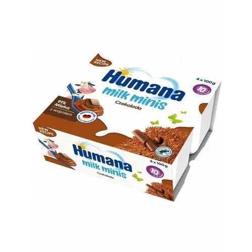 Deserek mleczny, czekoladowy 4x100g Humana