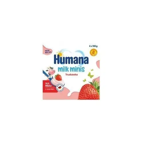 Humana Milk Minis Deserek jogurtowy po 8. miesiącu truskawka 400 g