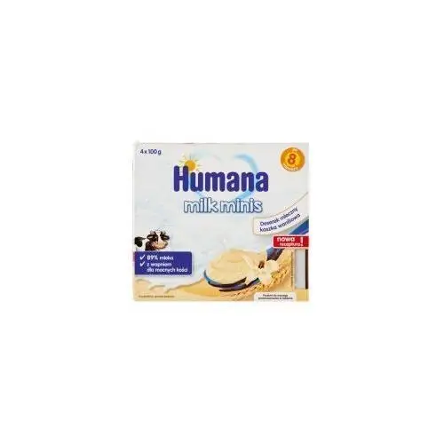 Humana Milk Minis Deserek mleczny po 8. miesiącu kaszka waniliowa 400 g