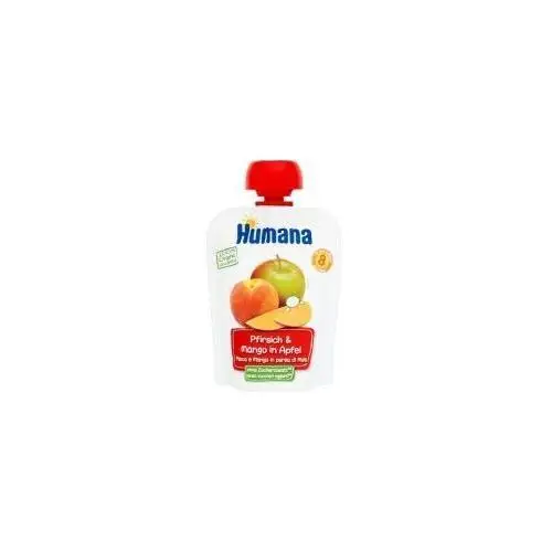 Humana mus jabłko-brzoskwinia-mango po 8 miesiącu 100% organic quality 90 g bio