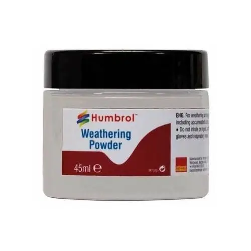 Humbrol Pigment suchy, weathering powder, white, 45 ml