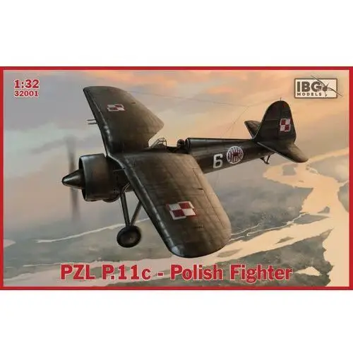 Plastikowy model do sklejania pzl p.11c polish fighter 1/32 (gxp-723079) Ibg