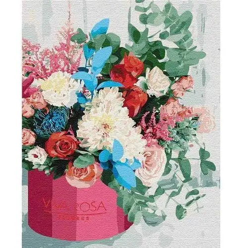 Ideyka Malowanie po numerach kwiaty obraz prezent róże