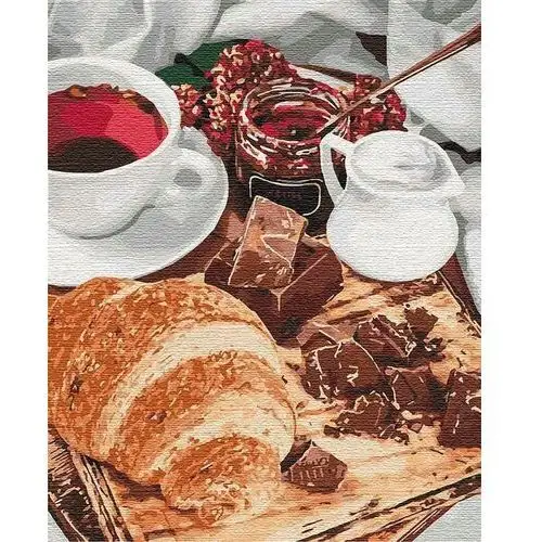 Ideyka Malowanie po numerach obraz miłość kawa śniadanie