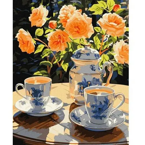 Ideyka Zestaw do malowania po numerach. 'herbatka w ogrodzie' 40x50cm, kho5683