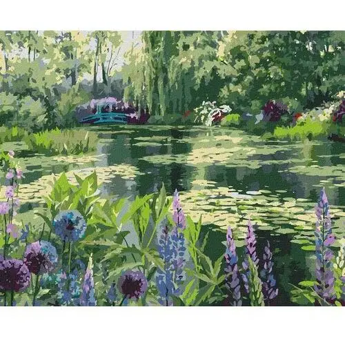 Zestaw do malowania po numerach. 'Ogród Moneta w Giverny ©Ira Volkova' 40х50cm, KHO2838