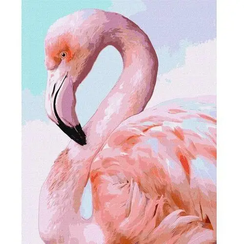 Zestaw do malowania po numerach. 'różowy flamingo ©ira volkova' 40х50cm, kho4397 Ideyka