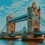 Zestaw do malowania po numerach. 'Tower Bridge' 50х50cm KHO3598 Sklep