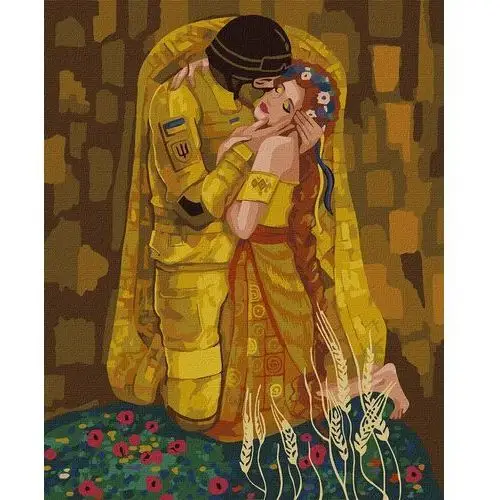 Zestaw do malowania po numerach. 'ukraiński pocałunek ©dragonfly_kc' 40х50cm, kho4876 Ideyka