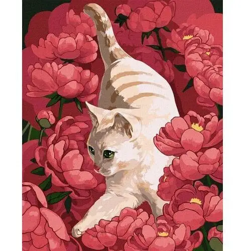 Ideyka Zestaw do malowania po numerach. 'zabawny kotek ©kira corporal' 40х50cm kho4347