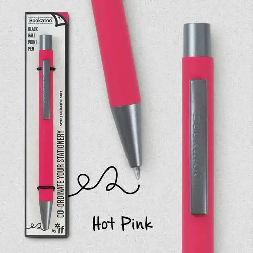 If , długopis różowy bookaroo