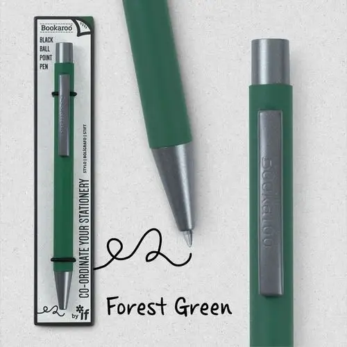 IF, Długopis zielony Bookaroo, kolor zielony