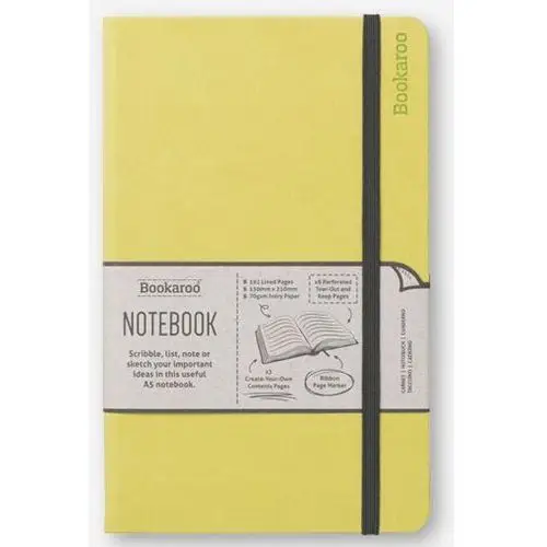 If , notatnik a5 bookaroo journal limonkowy